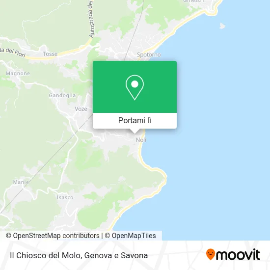 Mappa Il Chiosco del Molo