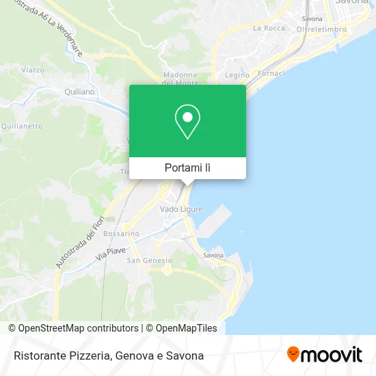 Mappa Ristorante Pizzeria