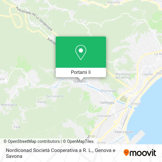Mappa Nordiconad Società Cooperativa a R. L.