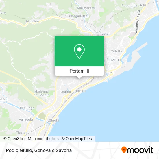 Mappa Podio Giulio
