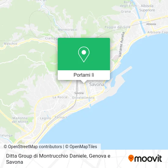 Mappa Ditta Group di Montrucchio Daniele