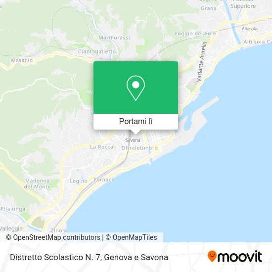 Mappa Distretto Scolastico N. 7