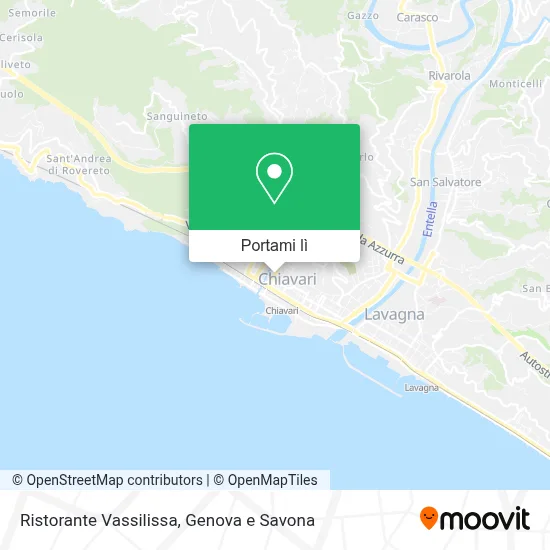 Mappa Ristorante Vassilissa