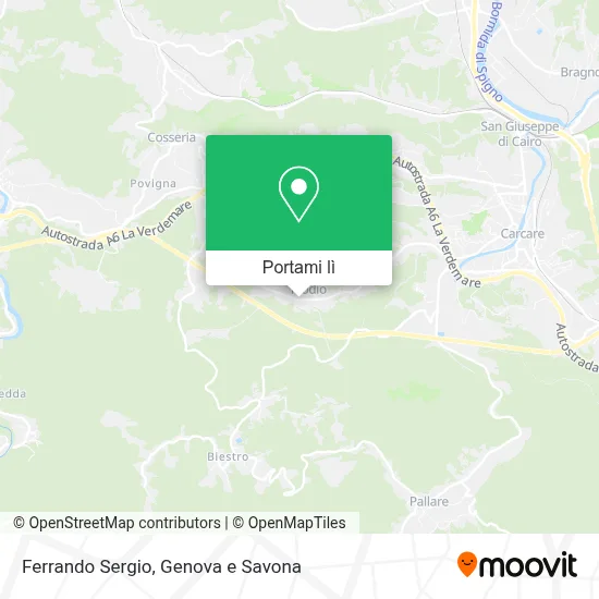 Mappa Ferrando Sergio