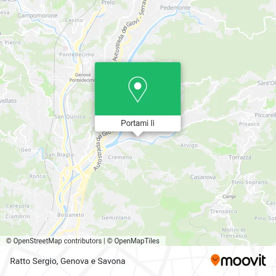 Mappa Ratto Sergio