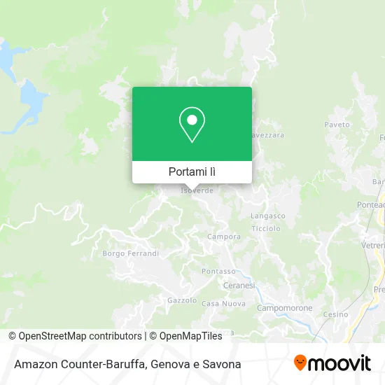 Mappa Amazon Counter-Baruffa