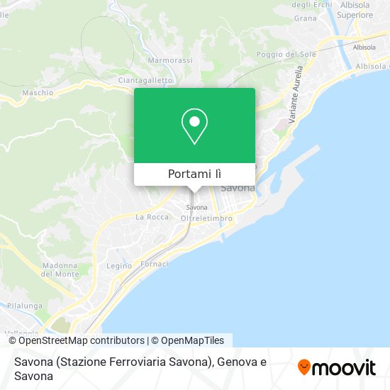 Mappa Savona (Stazione Ferroviaria Savona)