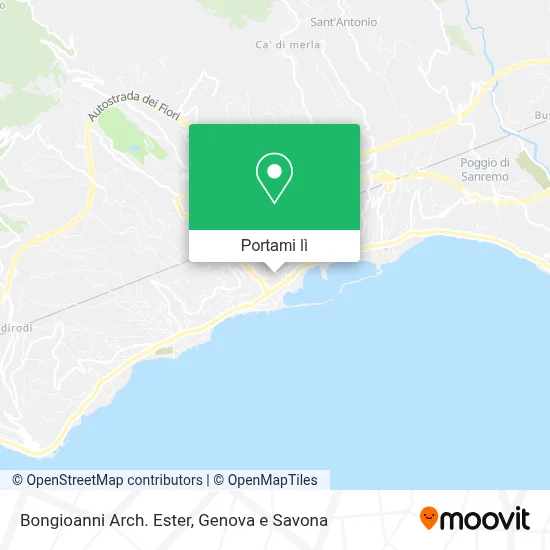 Mappa Bongioanni Arch. Ester