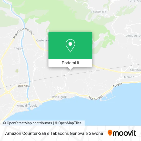 Mappa Amazon Counter-Sali e Tabacchi