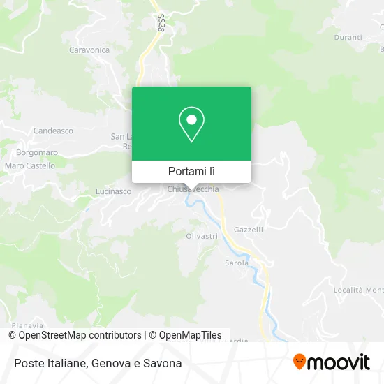 Mappa Poste Italiane