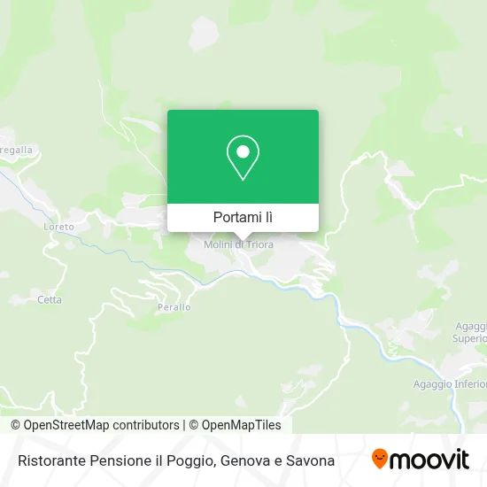 Mappa Ristorante Pensione il Poggio
