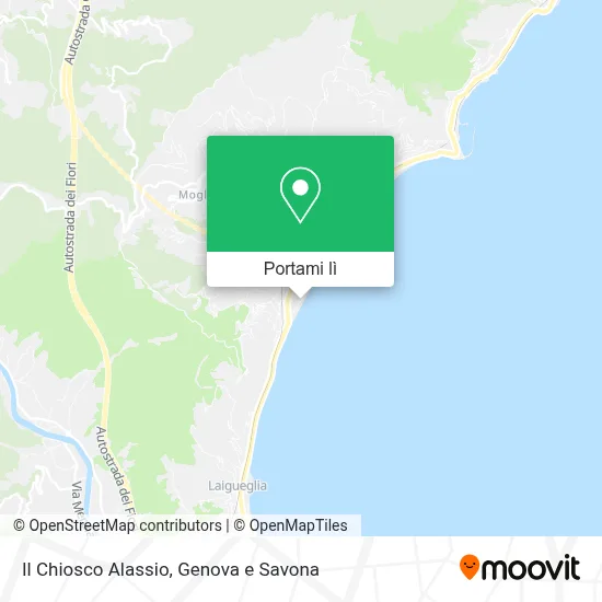 Mappa Il Chiosco Alassio