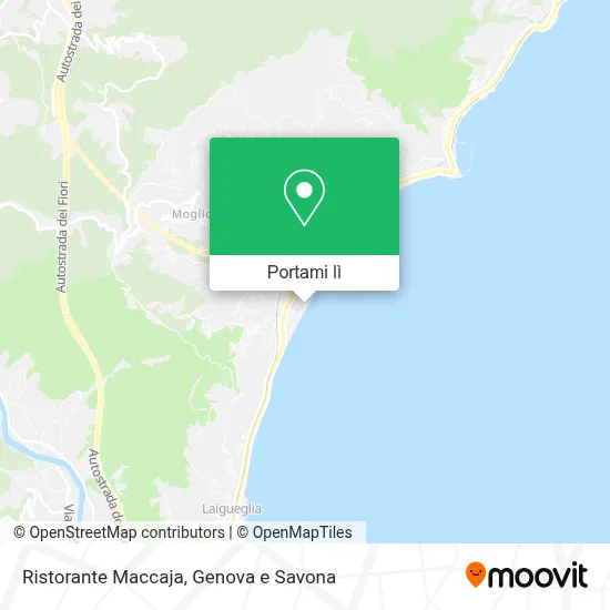 Mappa Ristorante Maccaja