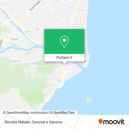 Mappa Ricotta Natale