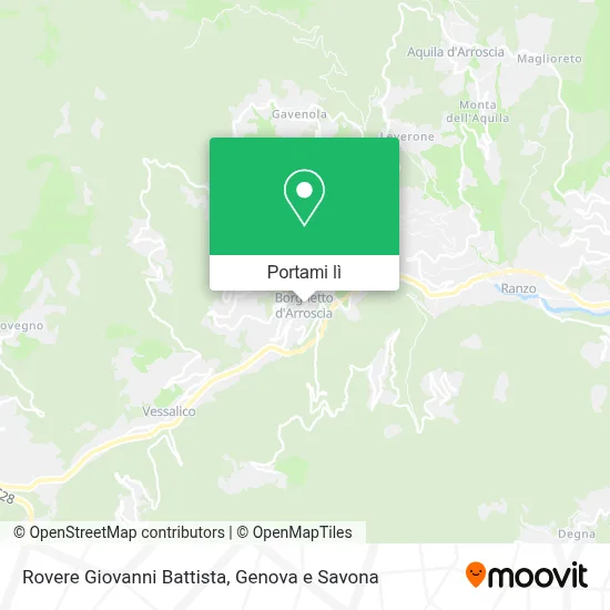 Mappa Rovere Giovanni Battista