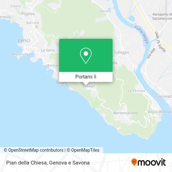 Mappa Pian della Chiesa