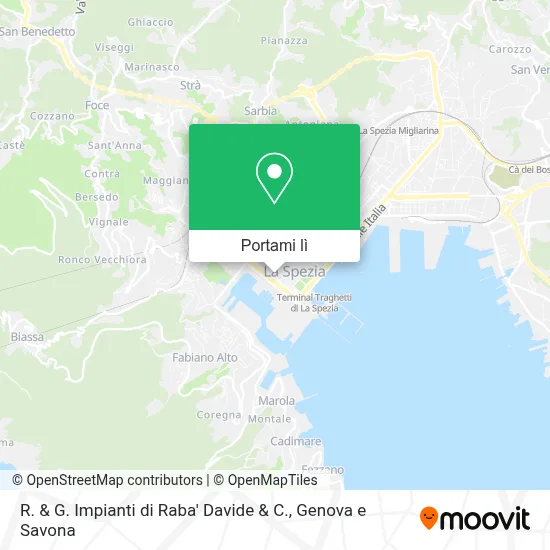 Mappa R. & G. Impianti di Raba' Davide & C.