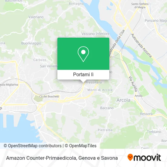 Mappa Amazon Counter-Primaedicola