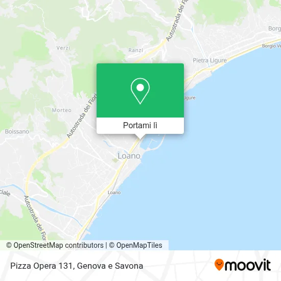 Mappa Pizza Opera 131