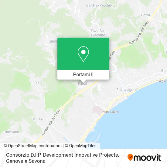 Mappa Consorzio D.I.P. Development Innovative Projects