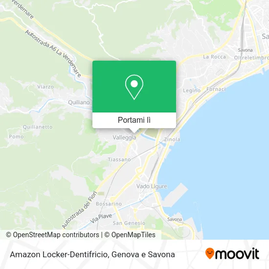 Mappa Amazon Locker-Dentifricio