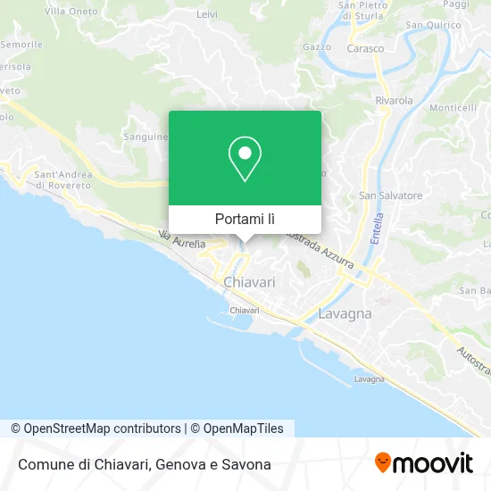 Mappa Comune di Chiavari