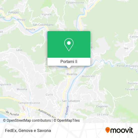 Mappa FedEx