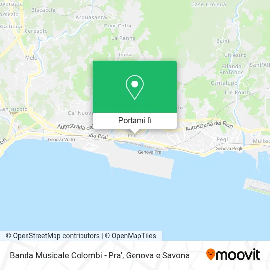 Mappa Banda Musicale Colombi - Pra'