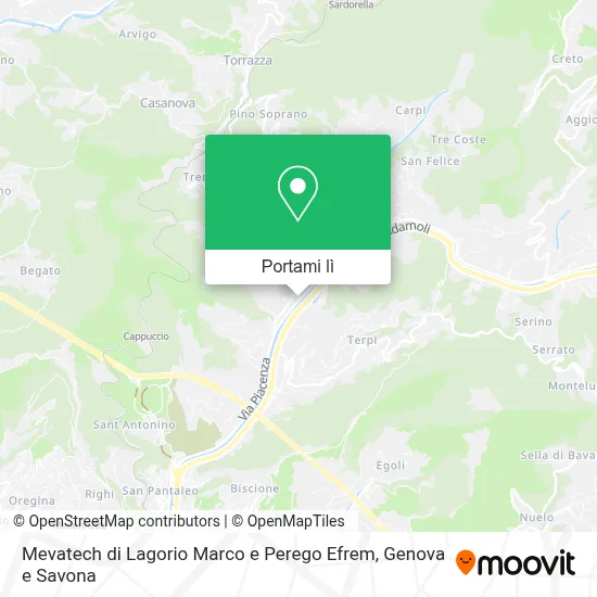 Mappa Mevatech di Lagorio Marco e Perego Efrem