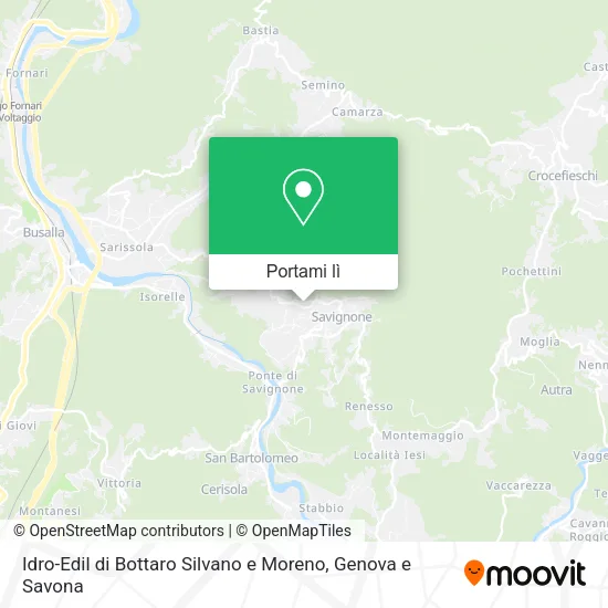 Mappa Idro-Edil di Bottaro Silvano e Moreno