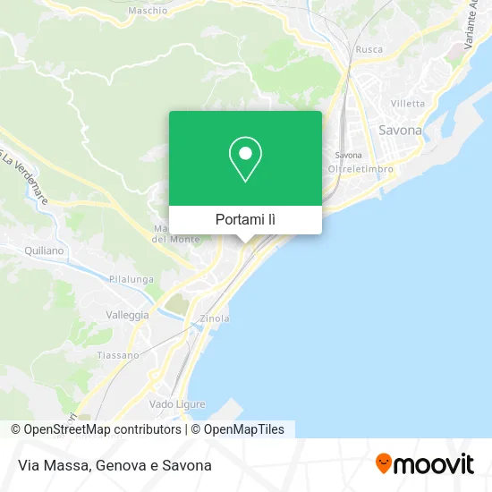 Mappa Via Massa