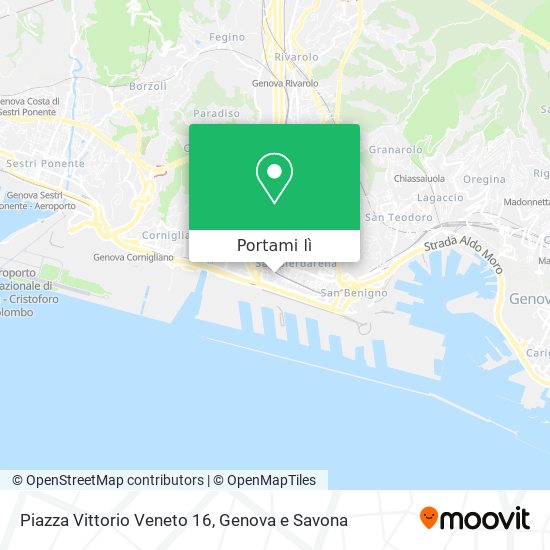 Mappa Piazza Vittorio Veneto 16