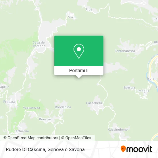 Mappa Rudere Di Cascina