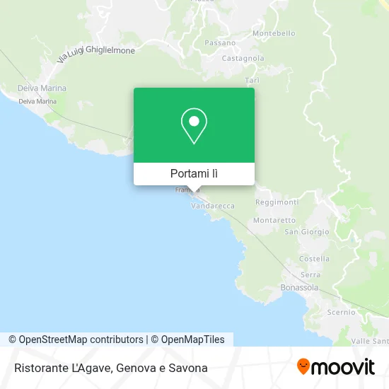 Mappa Ristorante L'Agave