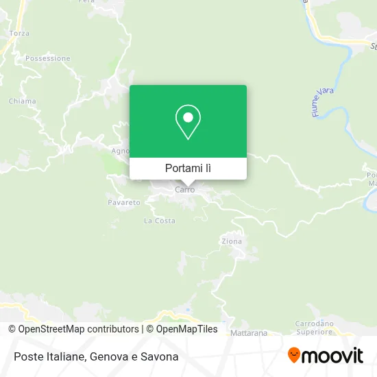 Mappa Poste Italiane