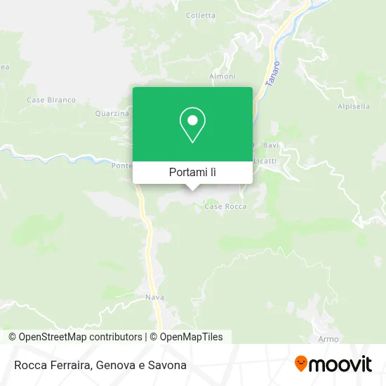 Mappa Rocca Ferraira