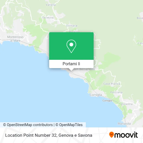 Mappa Location Point Number 32