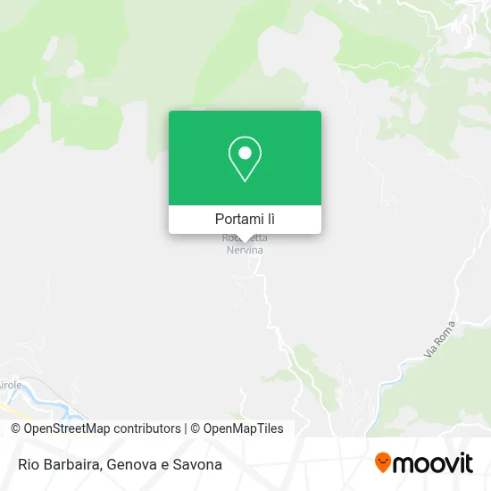 Mappa Rio Barbaira