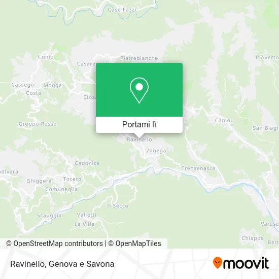 Mappa Ravinello