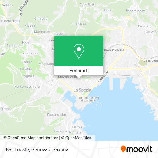 Mappa Bar Trieste