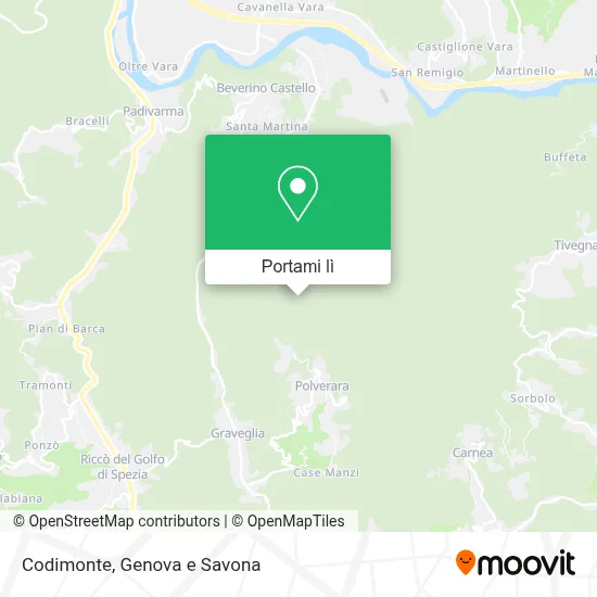 Mappa Codimonte