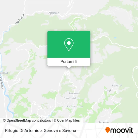 Mappa Rifugio Di Artemide