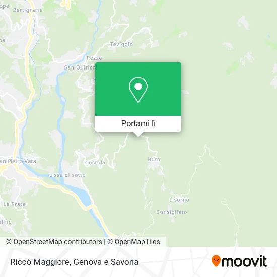 Mappa Riccò Maggiore