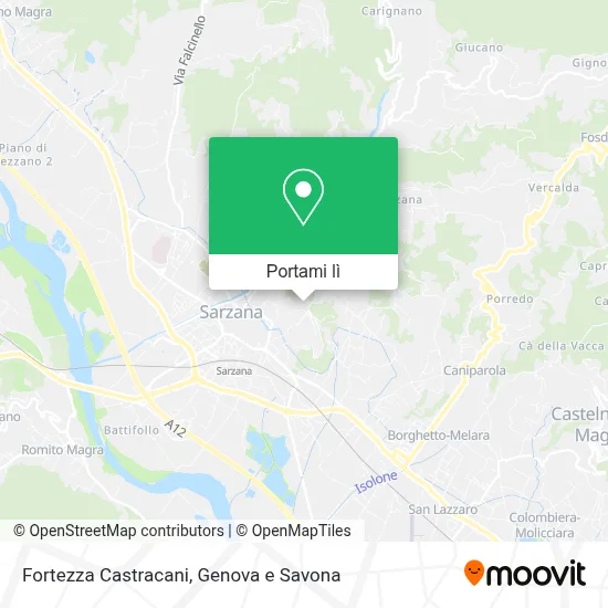 Mappa Fortezza Castracani