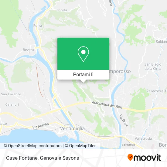 Mappa Case Fontane