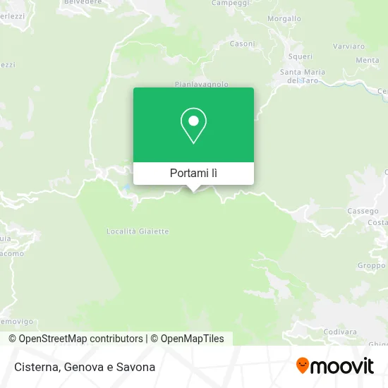 Mappa Cisterna