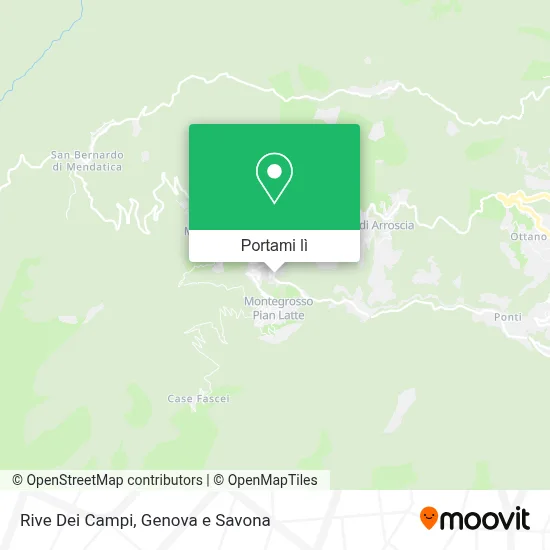 Mappa Rive Dei Campi