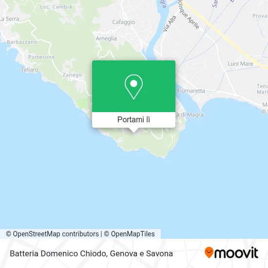 Mappa Batteria Domenico Chiodo