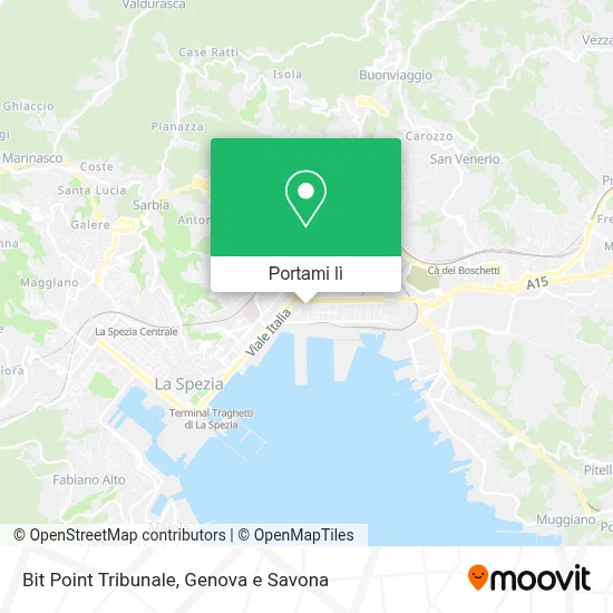 Mappa Bit Point Tribunale