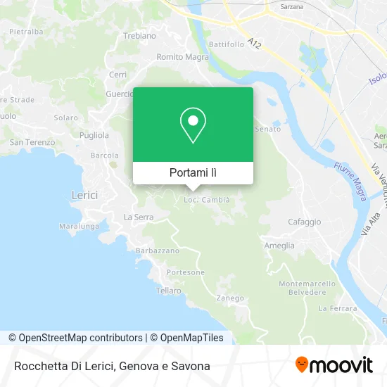 Mappa Rocchetta Di Lerici